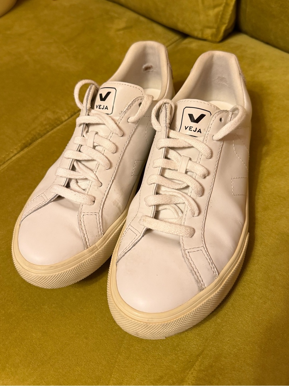 Veja Esplar Sneakers, white leather, size 39, US8 - Picture 2 of 6